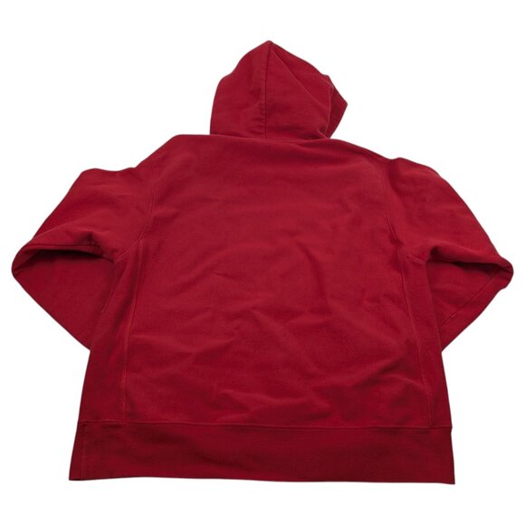 Champion Reverse Weave No Jumper Red Hoodie Sweatshirt Los Angeles Sz L *READ - Picture 8 of 12
